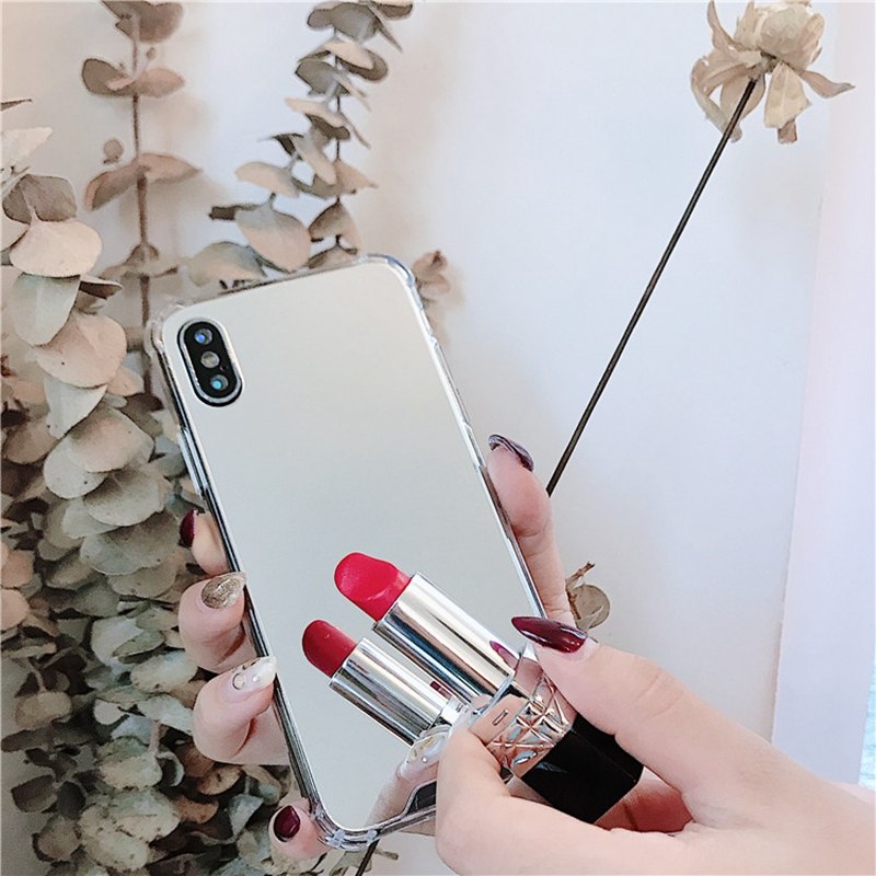 Drop Resistant Mirror Phone Case For iphone XS MAX XR X