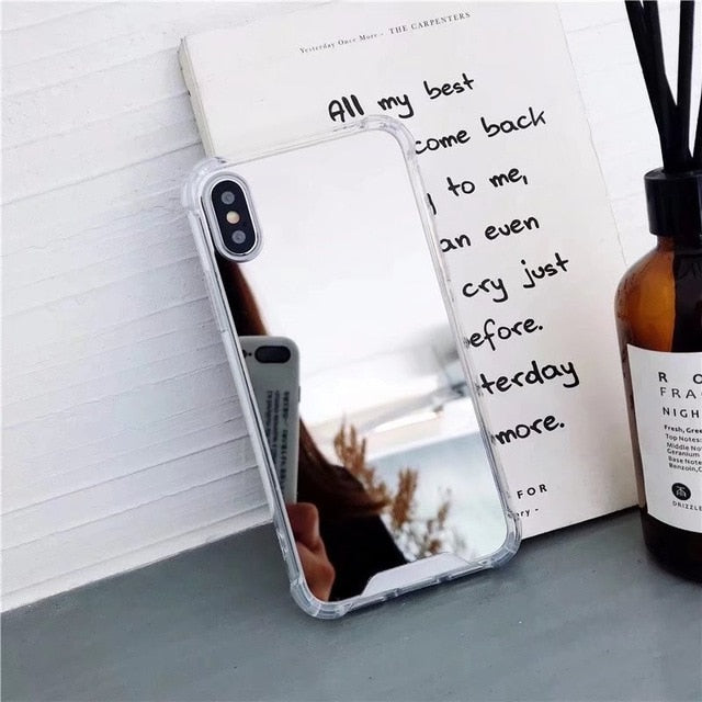 Drop Resistant Mirror Phone Case For iphone XS MAX XR X