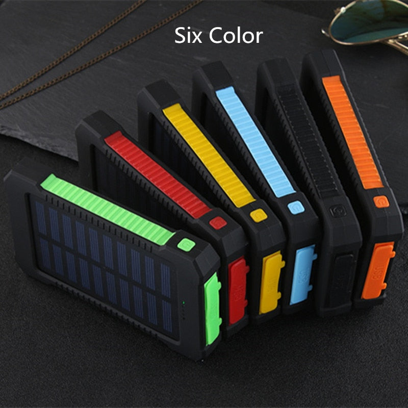 For Smartphone with LED Light Solar Power Bank