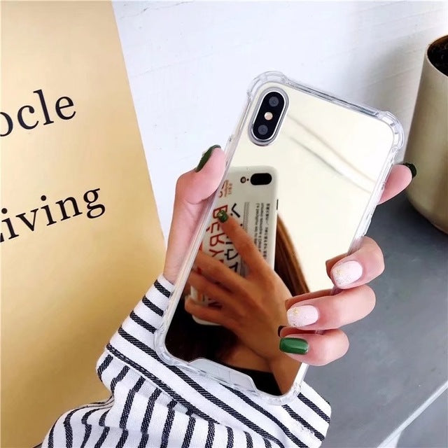 Drop Resistant Mirror Phone Case For iphone XS MAX XR X