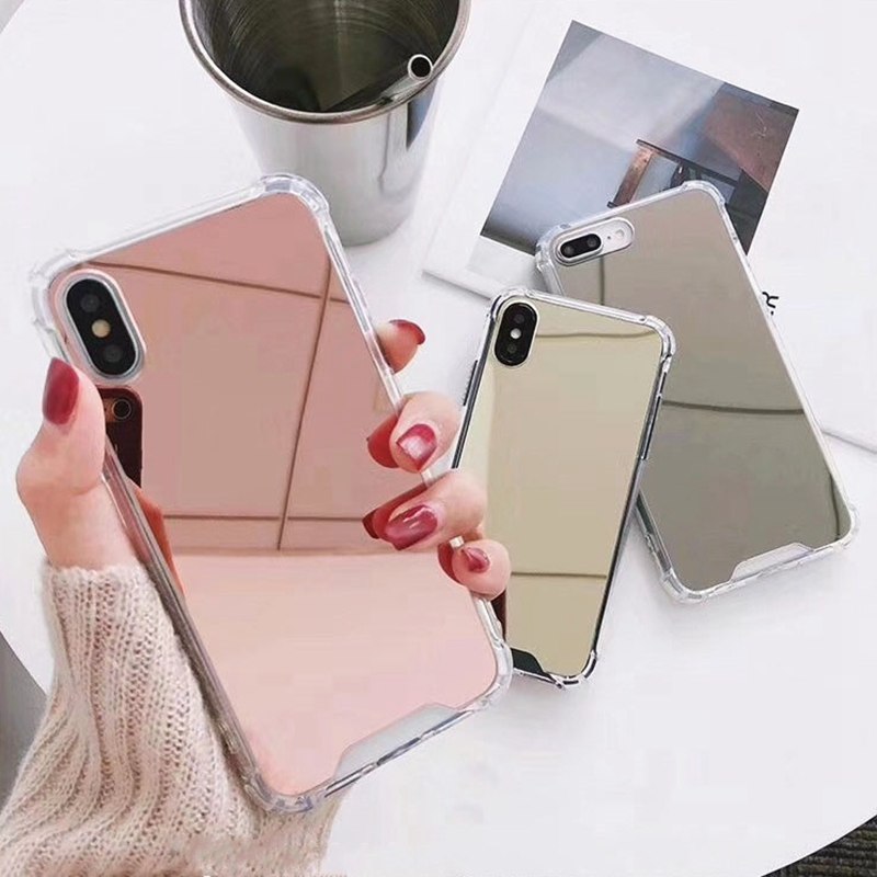Drop Resistant Mirror Phone Case For iphone XS MAX XR X
