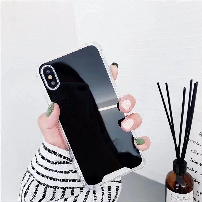 Drop Resistant Mirror Phone Case For iphone XS MAX XR X