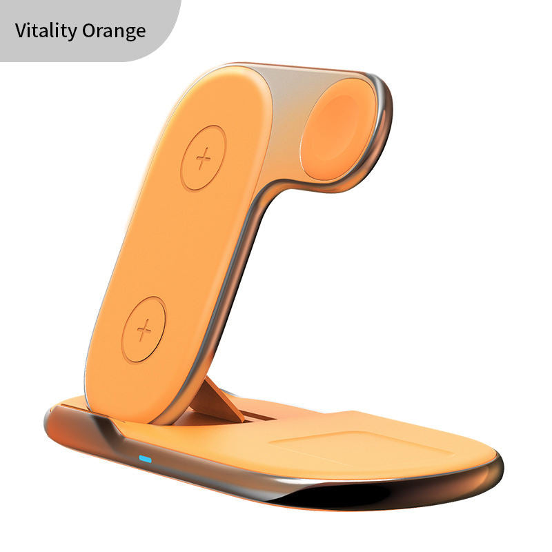 Foldable 3-in-1 wireless charger