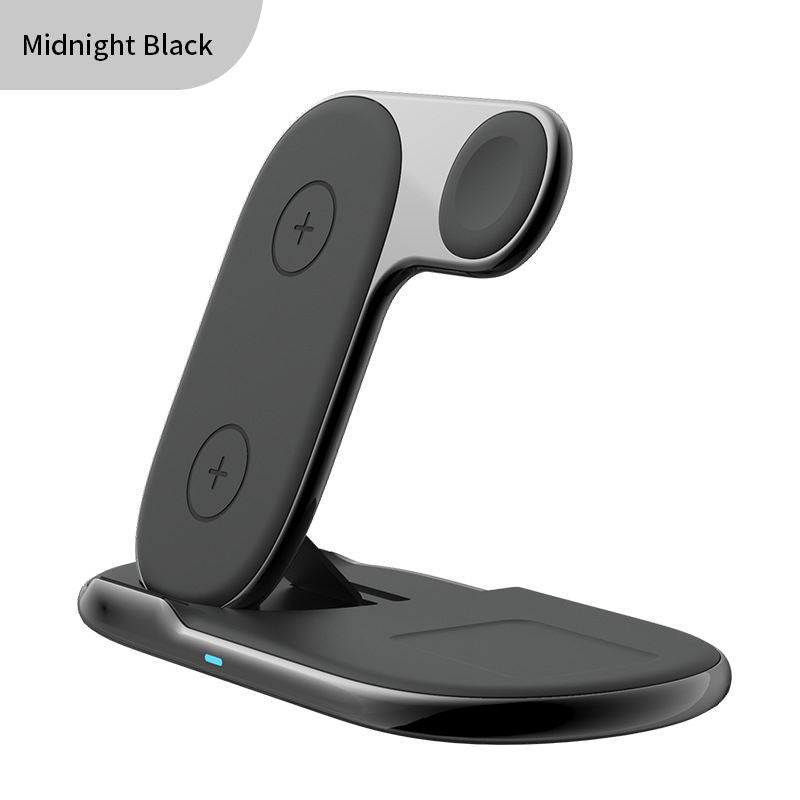 Foldable 3-in-1 wireless charger