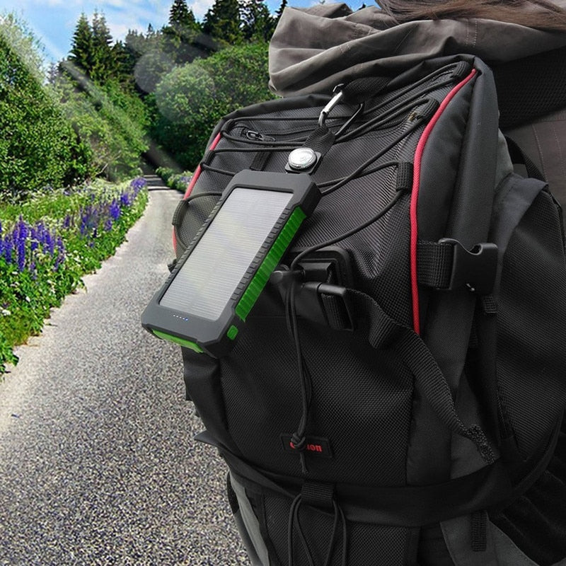 For Smartphone with LED Light Solar Power Bank