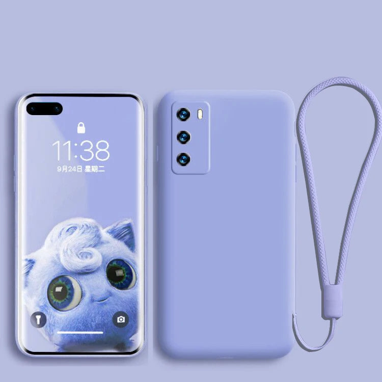 Liquid Silicone Case For Huawei  P40 P30 P20