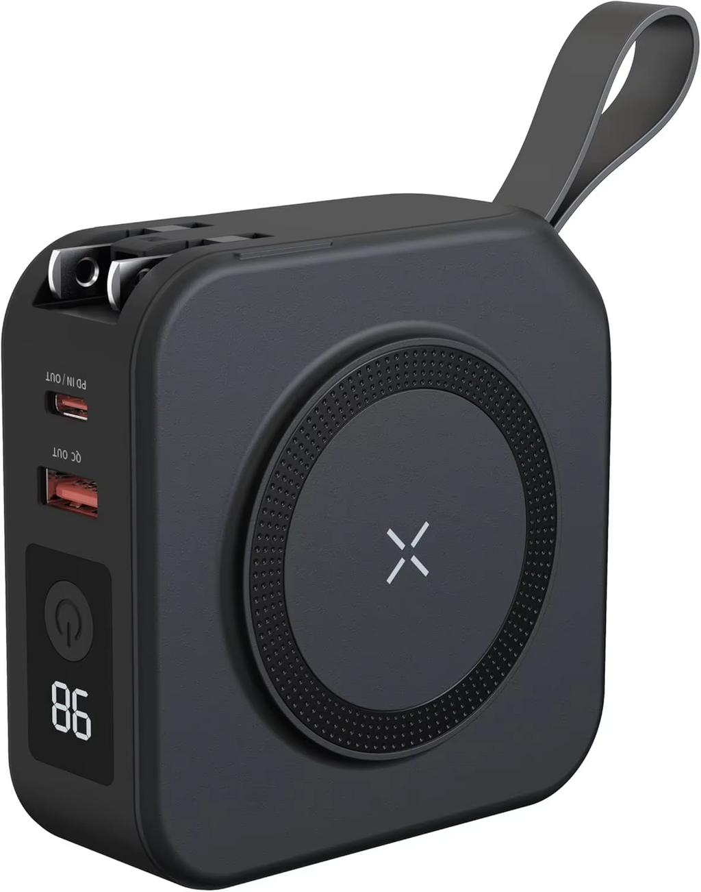Five in one magnetic wireless power bank