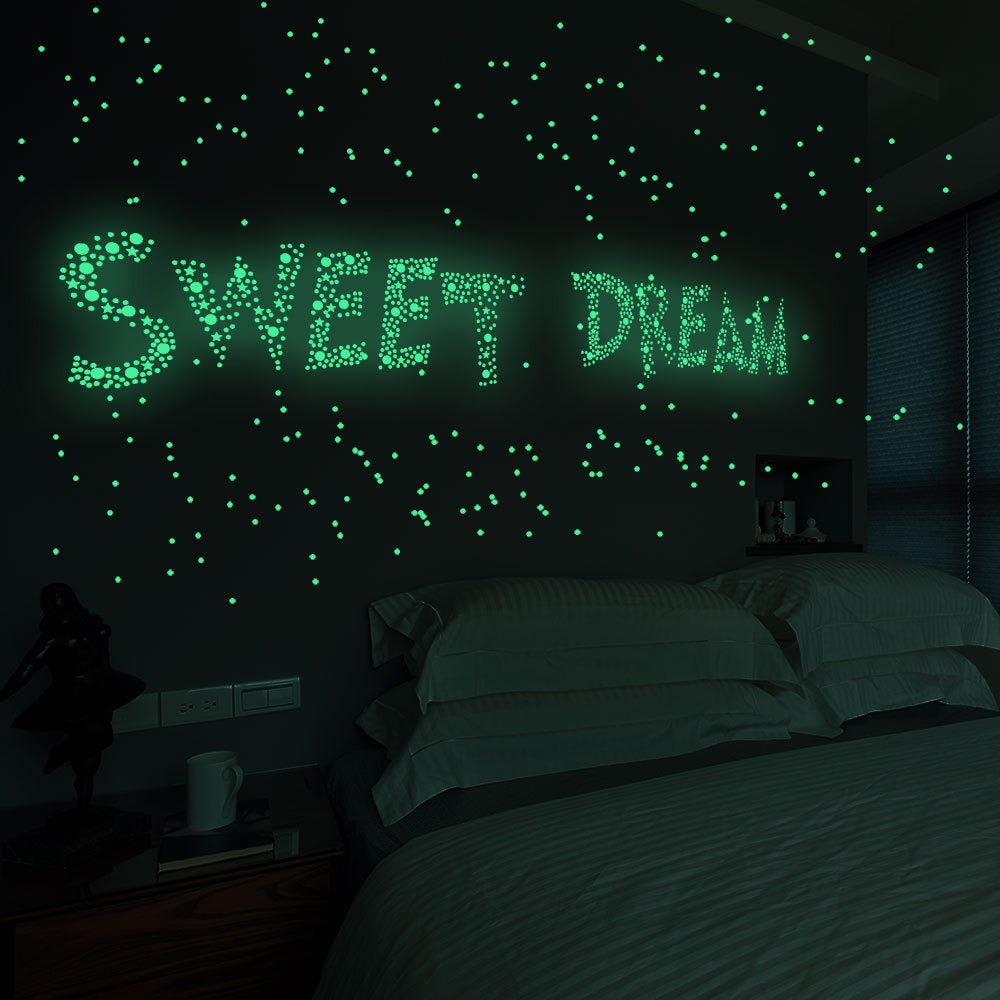 3D Glow-in-the-Dark Star Wall