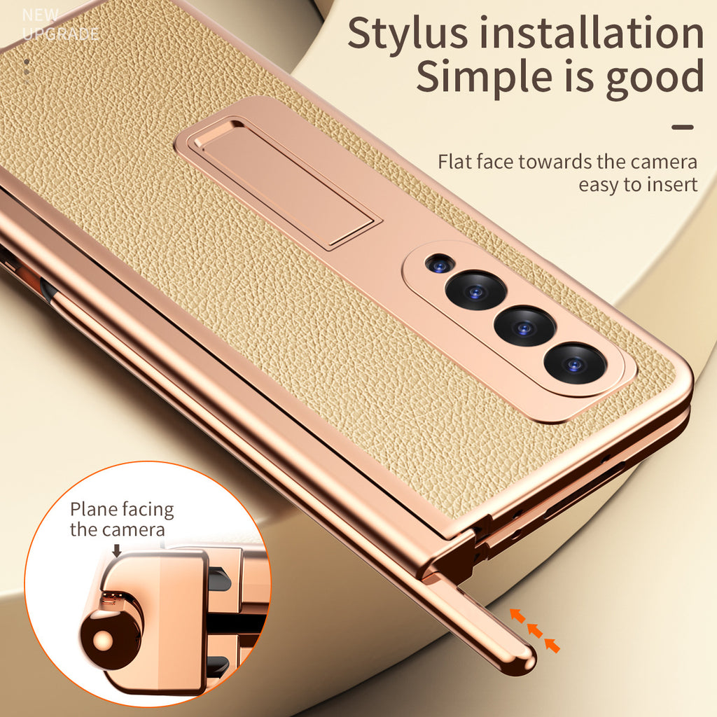 Samsung Fold3 phone case folding with pen slot