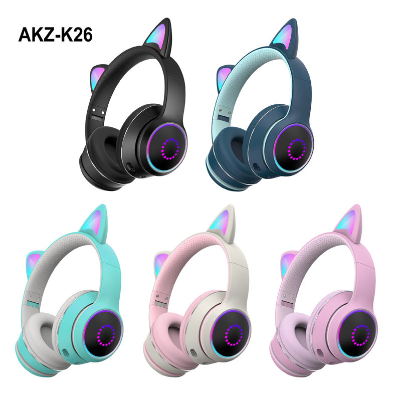 AKZ-K26 Head Mounted Bluetooth Cat Ears