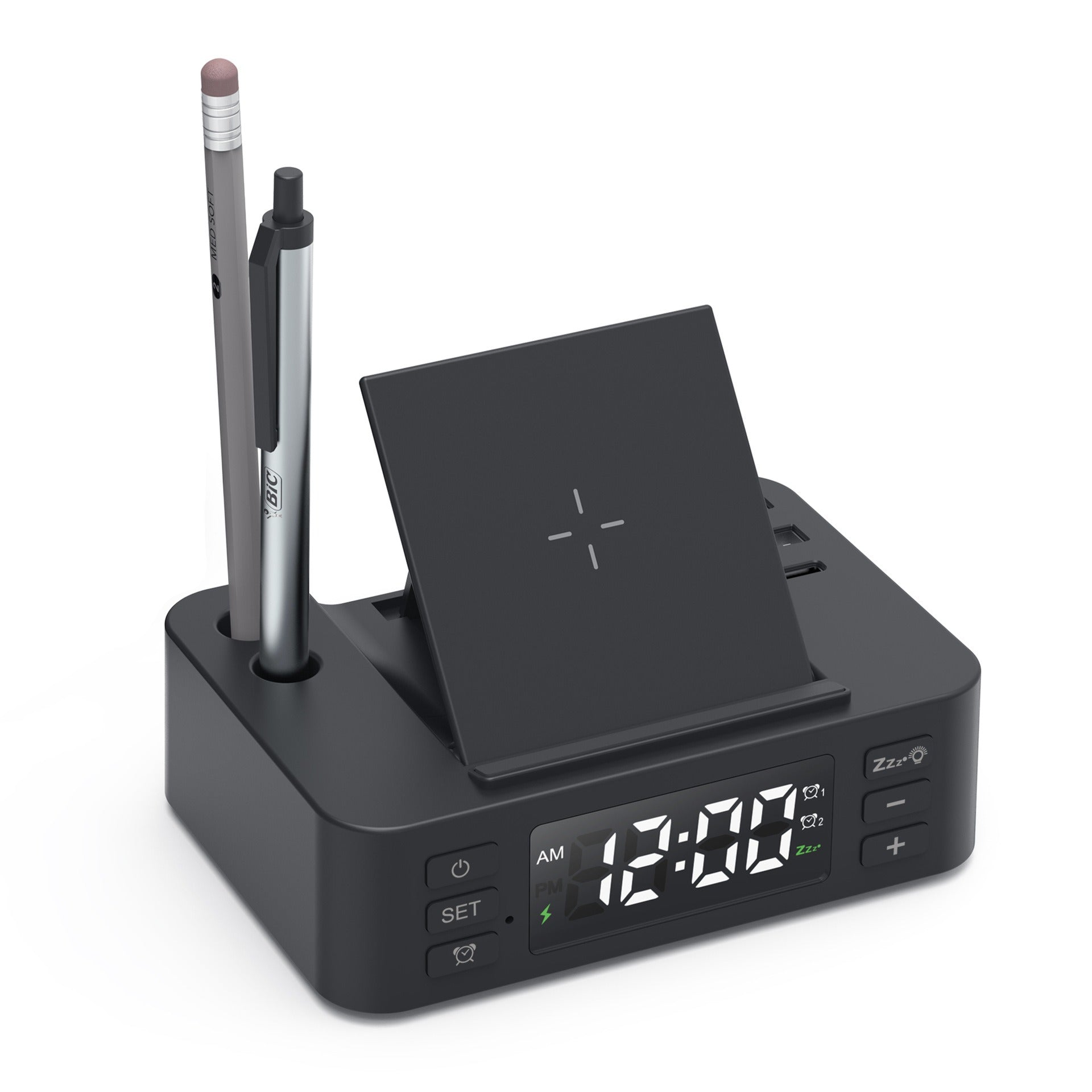 Clock wireless charging phone