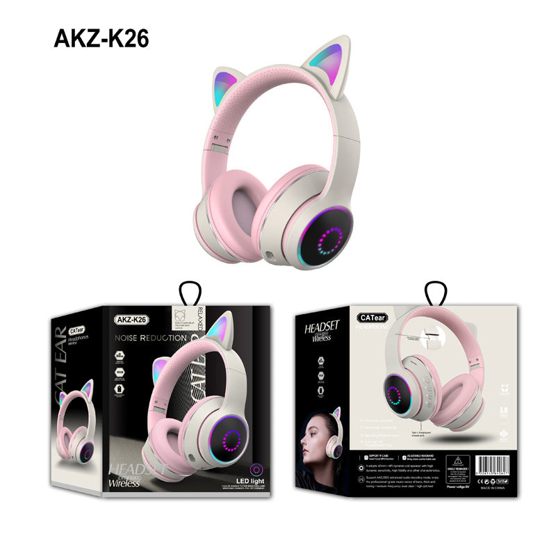 AKZ-K26 Head Mounted Bluetooth Cat Ears