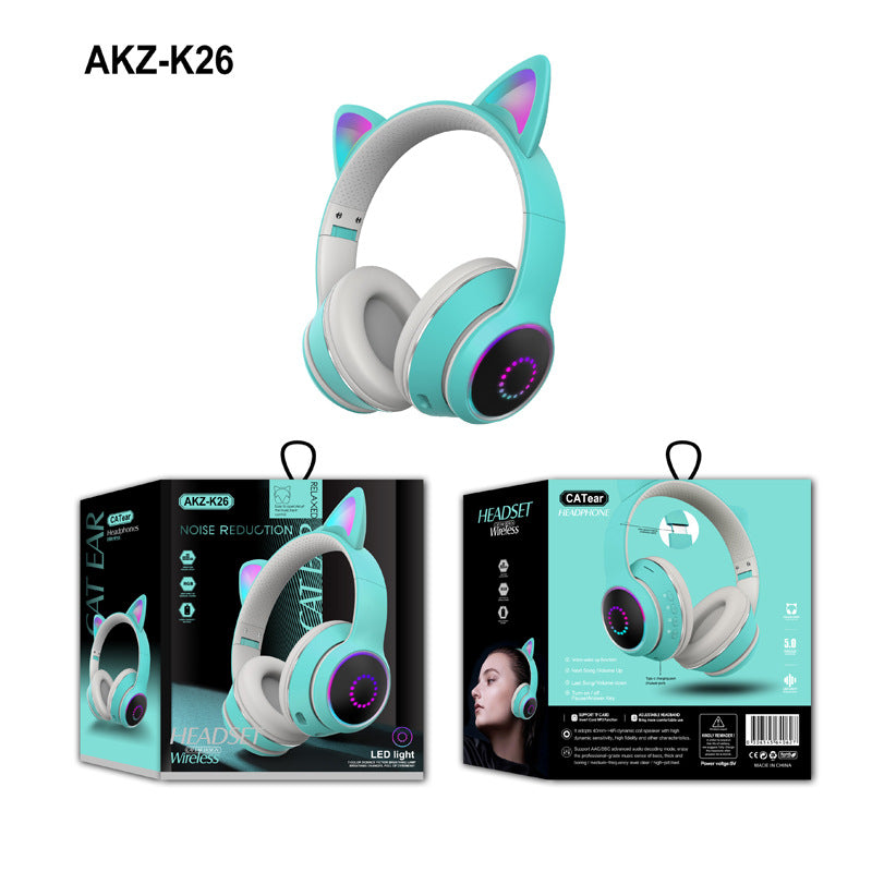 AKZ-K26 Head Mounted Bluetooth Cat Ears