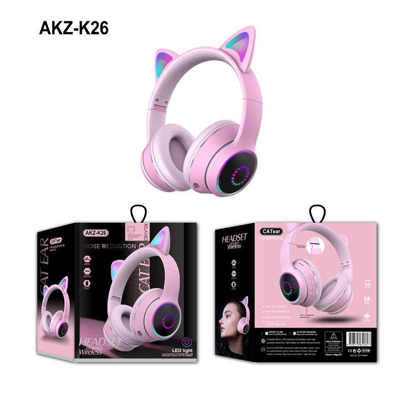 AKZ-K26 Head Mounted Bluetooth Cat Ears